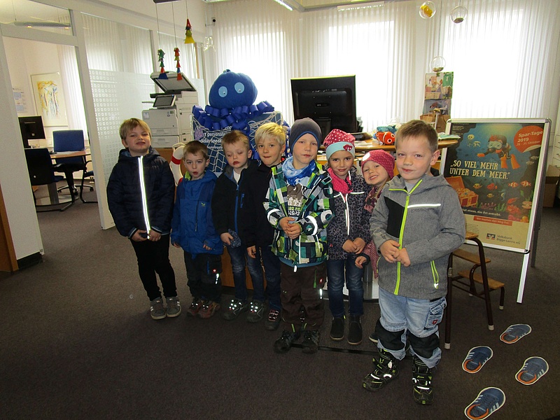 Bastelaktion Spar-Tage 2019 der Volksbank