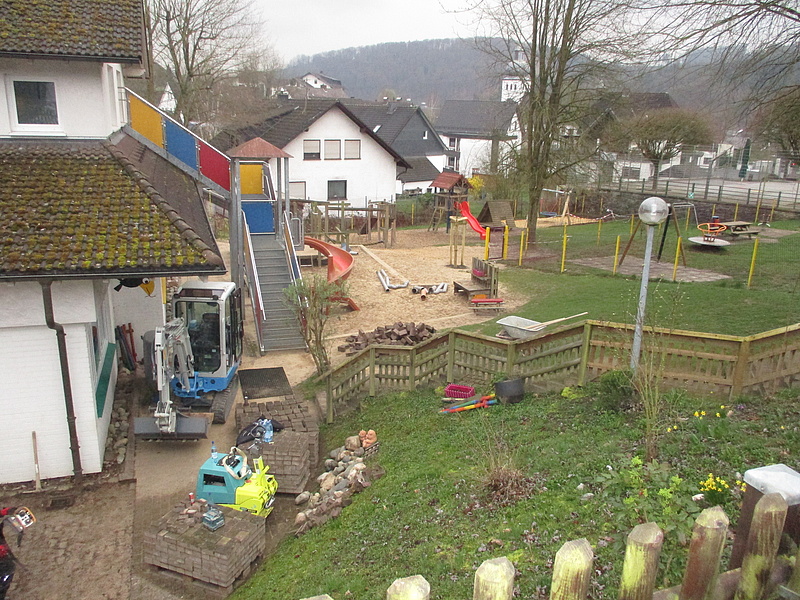 Bauarbeiten an der Kita haben begonnen